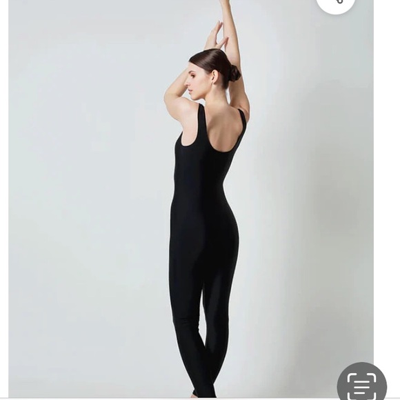 NWT SP black sleeveless body cone yoga, high quality, spandex, jumpsuit size XL - Picture 2 of 9